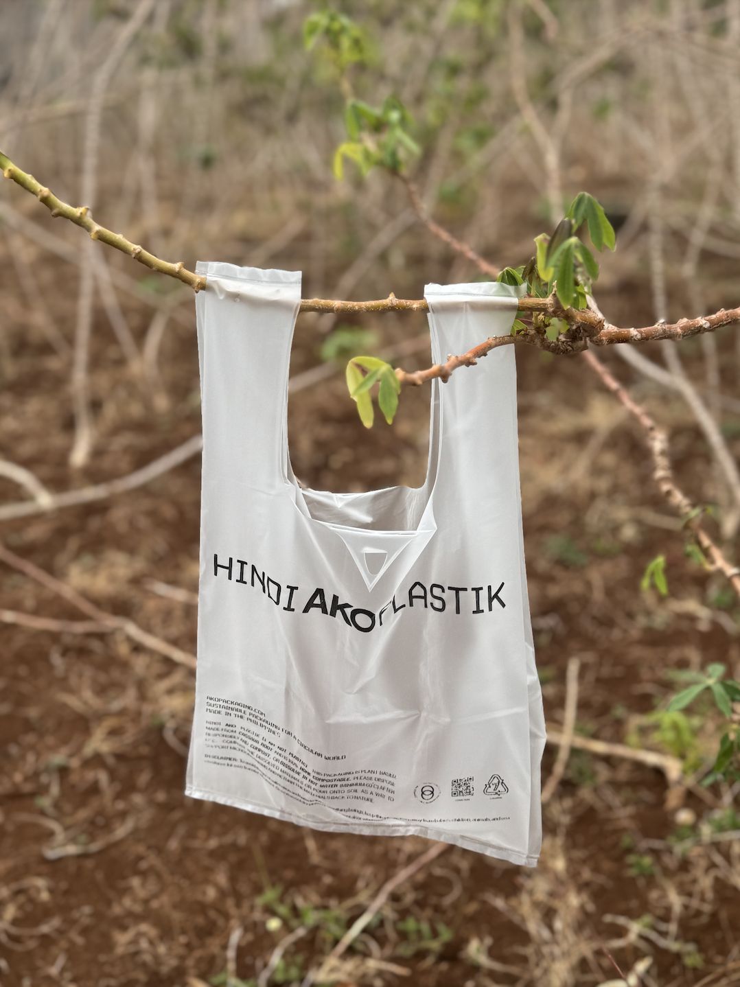 AKO Packaging's tagline Hindi Ako Plastic—which translates to “I am not plastic”—carries a dual significance. It not only highlights the non-plastic nature of the products but also underscores the integrity of the business and its carriers.