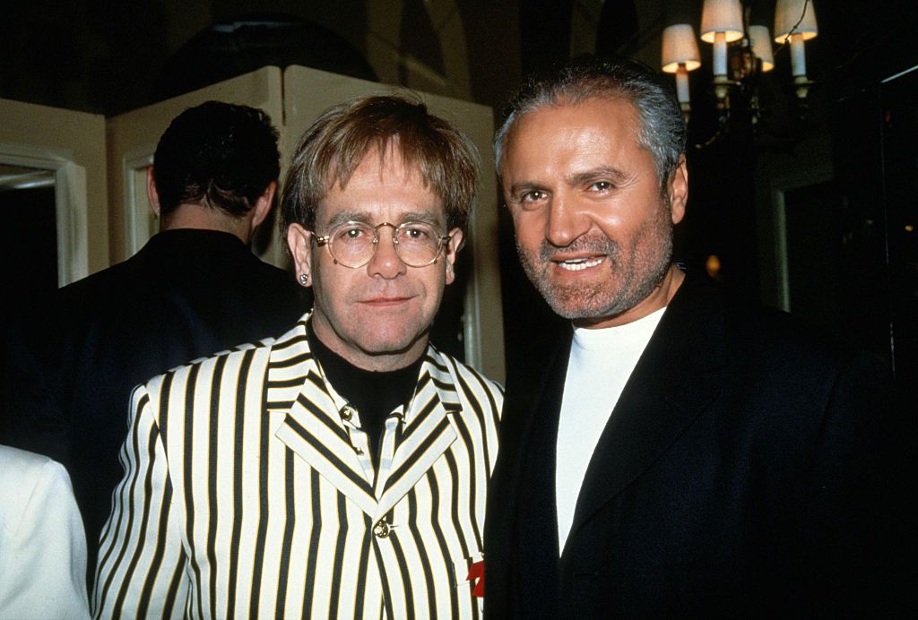 Elton John 曾擔任Versace 品牌代言人。（Photo: Getty Image）