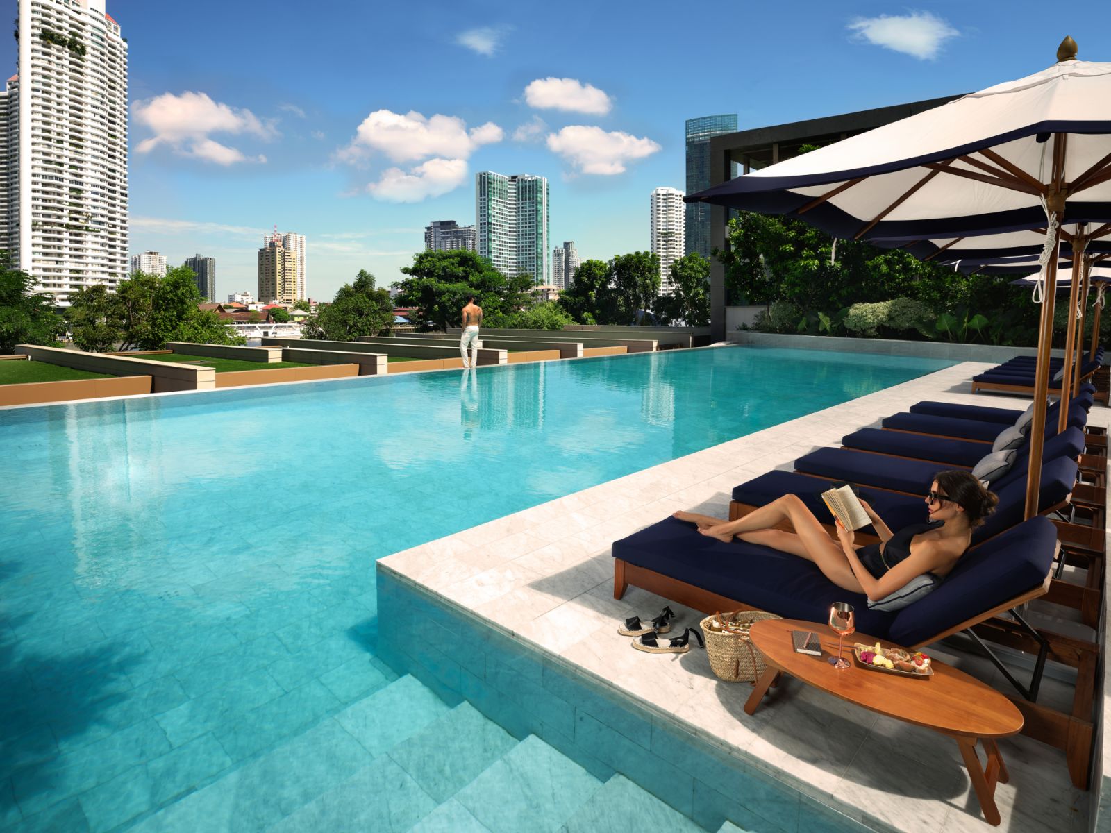 Pool at Capella Bangkok