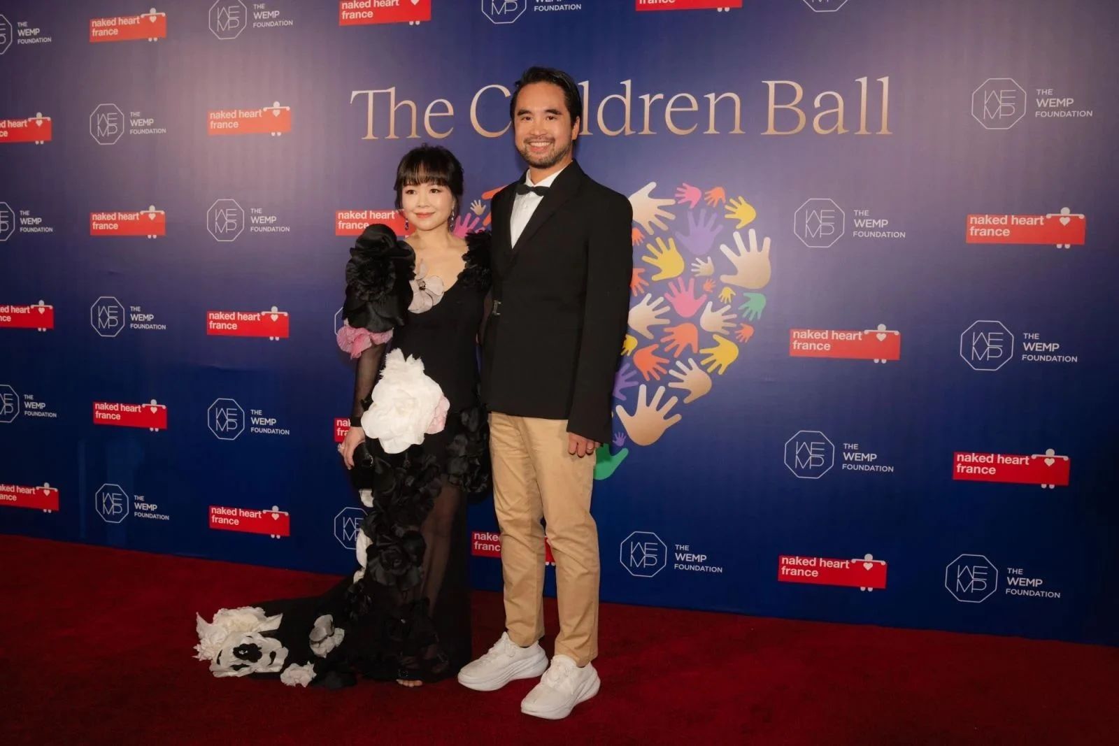 鄭志剛與鄭余雅穎在The Children Ball。 (Photo: Tatler Hong Kong)