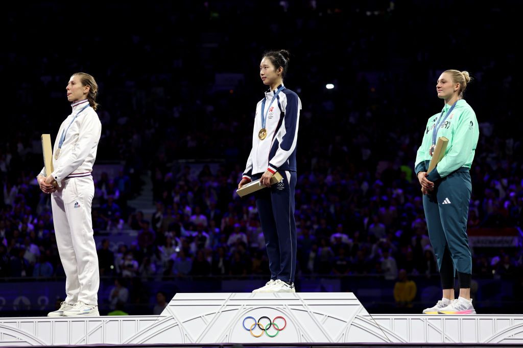 Fencer Vivian Kong wins Hong Kong first gold medal at the 2024 Paris Olympics (Photo: Getty Images)