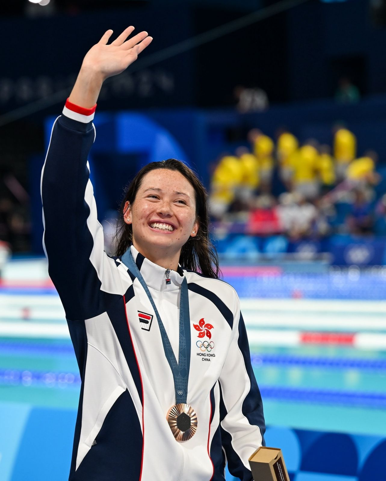 Siobhan Haughey wins a bronze medal in the women’s 200m freestyle at the Paris Olympics