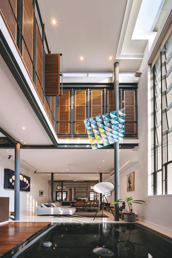 The terrace shophouse peculiarly lends itself to modern loft living (Photo: Lin Ho)